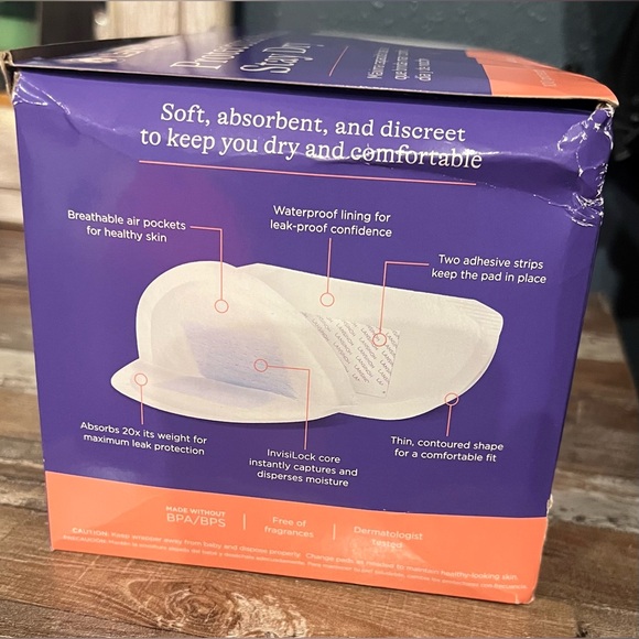 Lansinoh Stay Dry Disposable Nursing Pads & 2 Jars Of Organic Nipple Cream New! - Picture 11 of 12